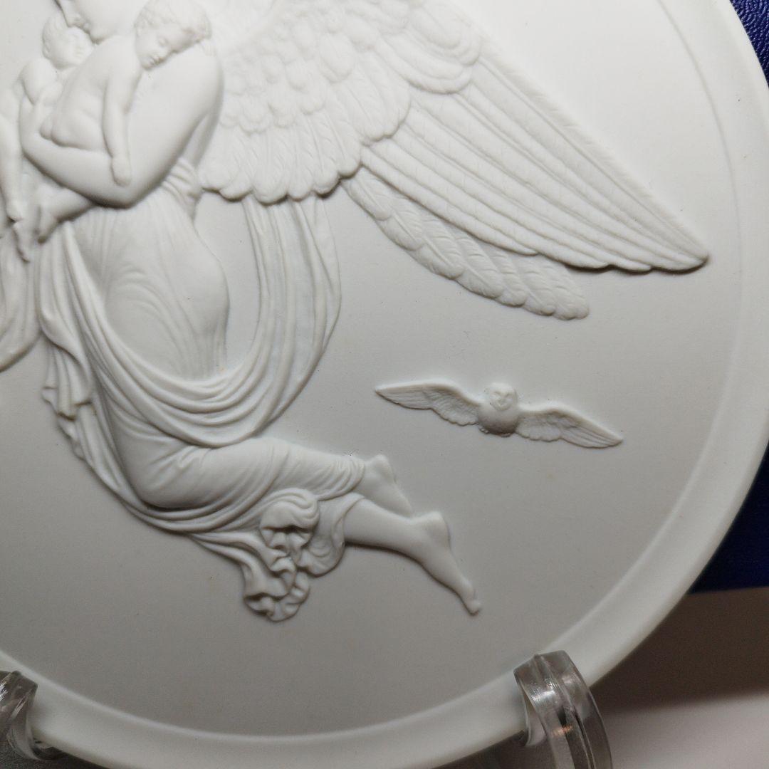 ビンテージ ロイヤルコペンハーゲン　オーロラと天使壁掛けNIGHT　1967年