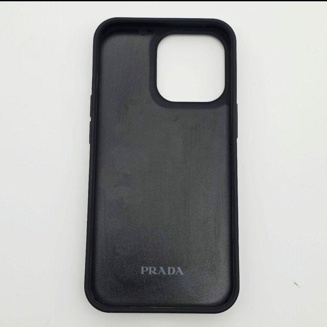 PRADA iphone13pro ケース サフィアーノレザー 三角ロゴ ピンク