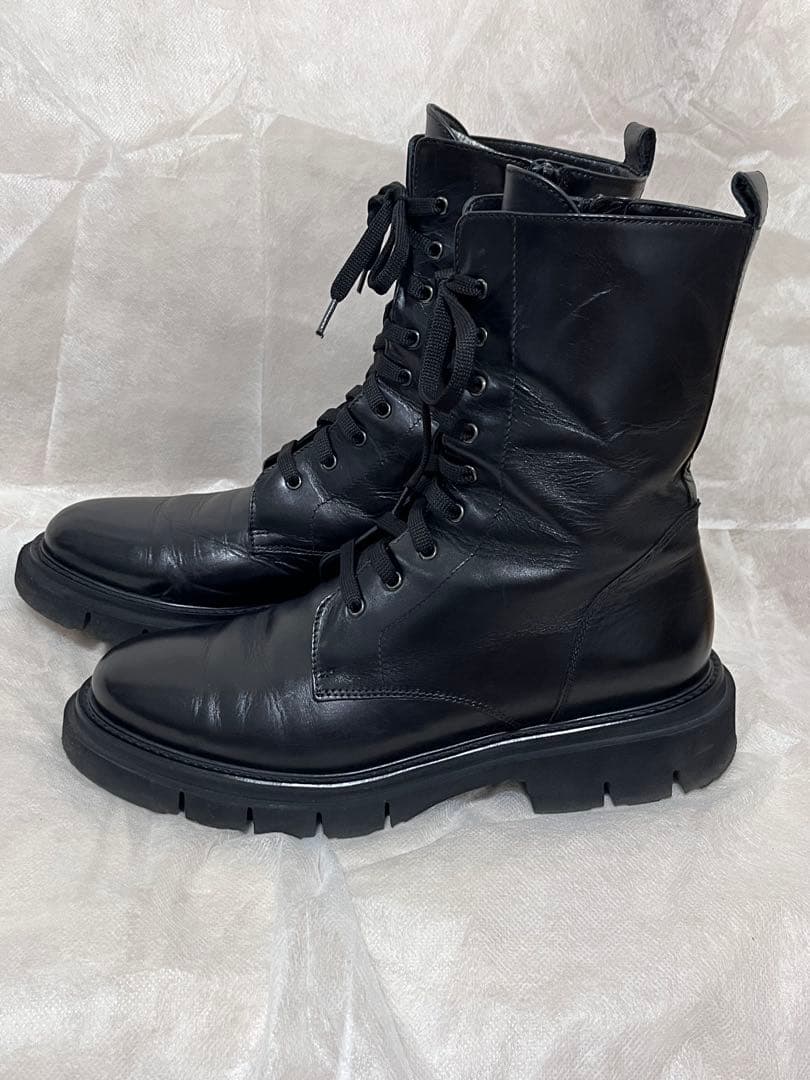 Luca Grossi タンクソールレースアップブーツ