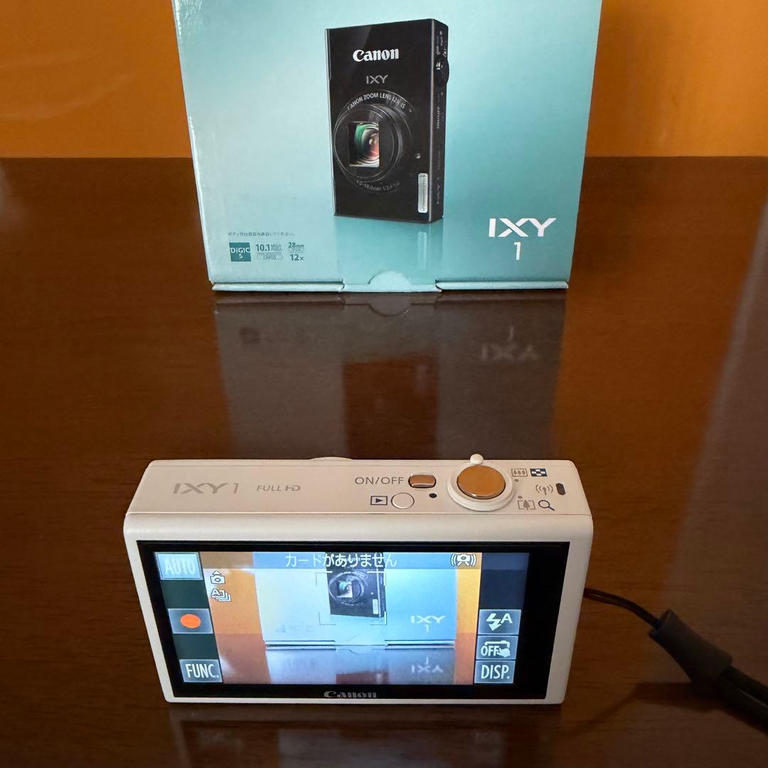 Canon IXY 1 ホワイト 本体と付属品【即購入OK】