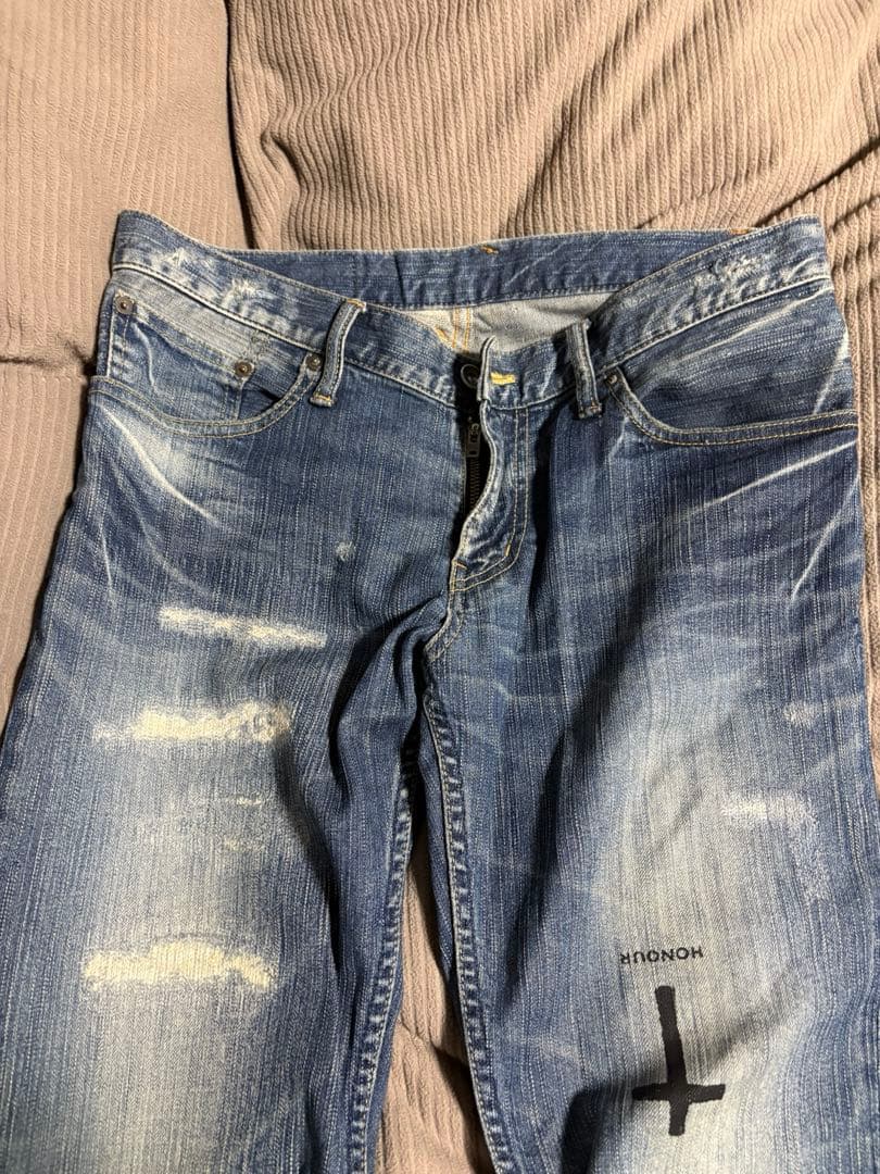 LGB s-wolf ダメージデニムパンツ サイズ30 デニム パンツ フレア