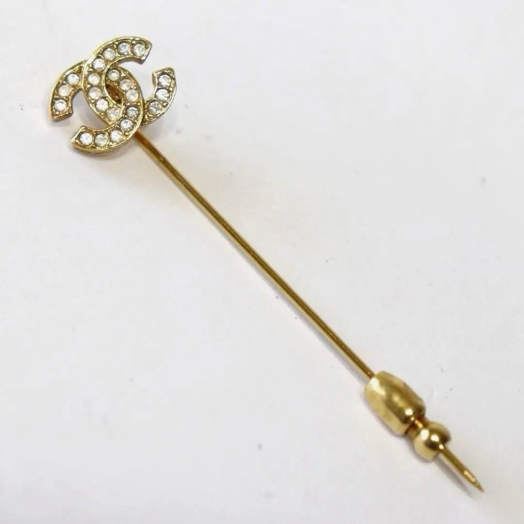 CHANEL シャネル ピンブローチ ゴールド ココマーク ヴィンテージ