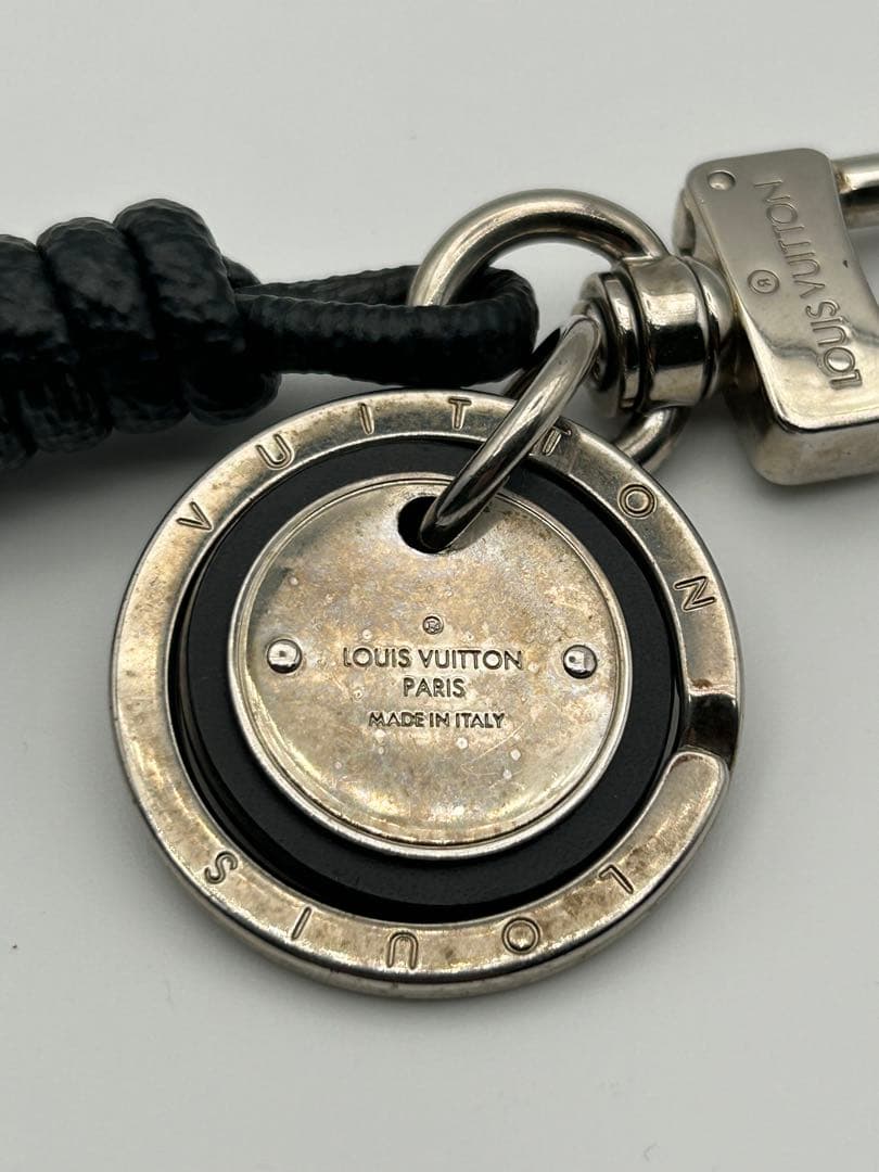 【鑑定済】 ヴィトン　LVチャーム　M67224 FL1174 レザー　ロープ