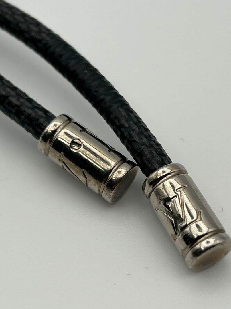 【鑑定済】 ヴィトン　LVチャーム　M67224 FL1174 レザー　ロープ