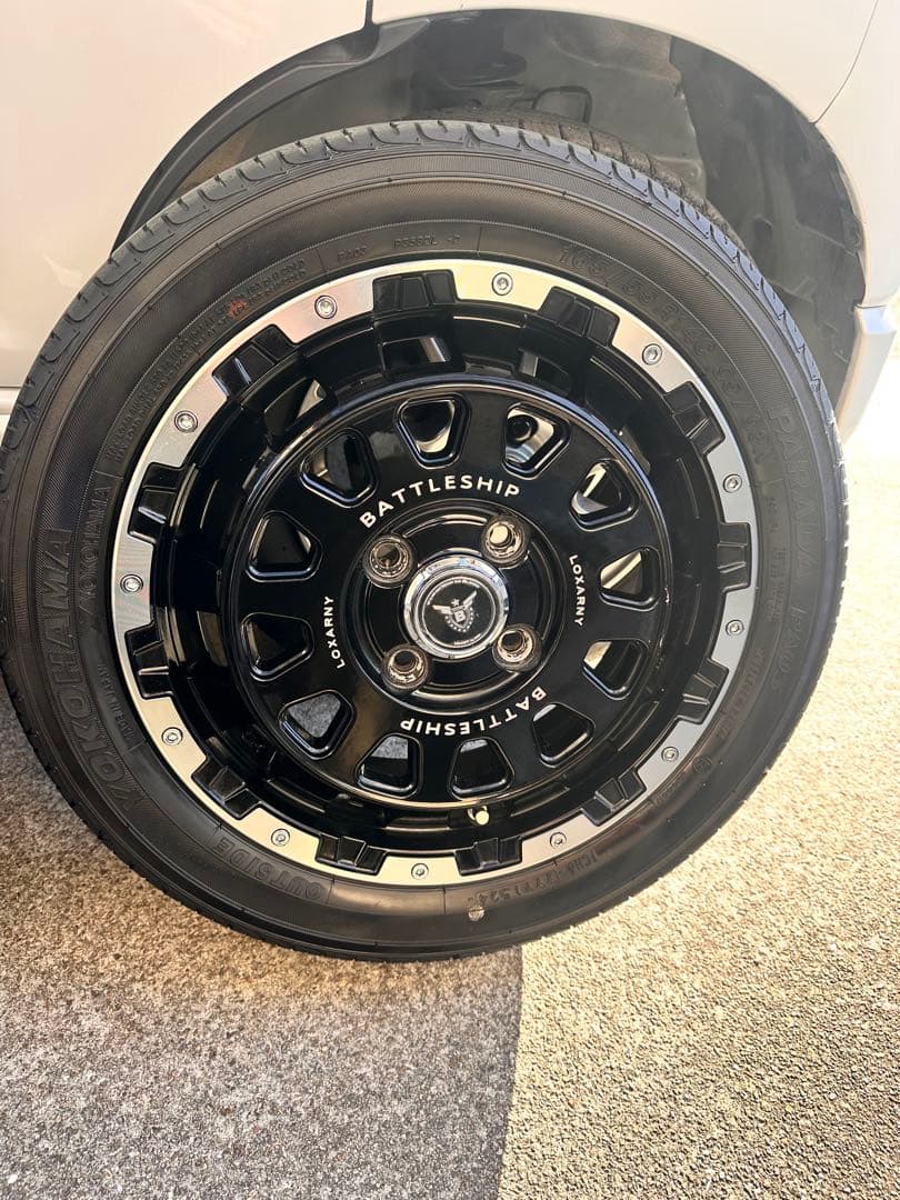ロクサーニ　バトルシップ　ネオ　ホイール　14 インチ　165 55パラダ