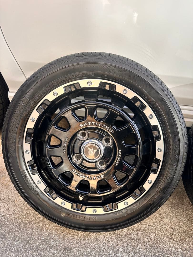 ロクサーニ　バトルシップ　ネオ　ホイール　14 インチ　165 55パラダ