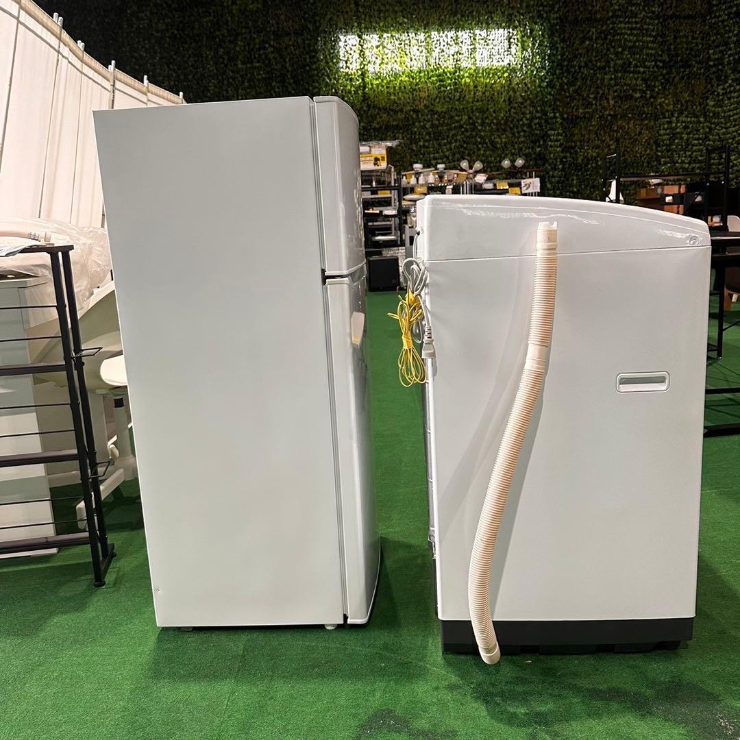 生活家電 2点セット 冷蔵庫 130L 洗濯機 7kg Z030