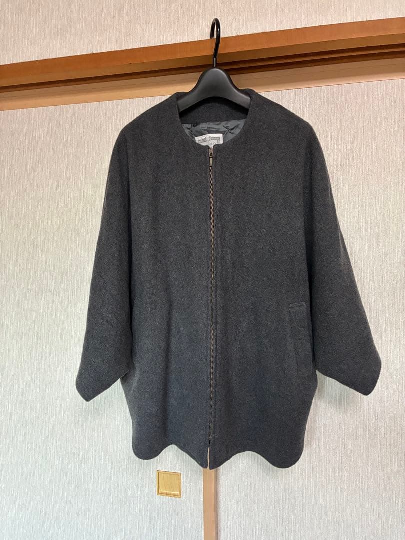 最終お値引き⭐︎美品BEARDSLEY⭐︎ビアズリー⭐︎ウールポンチョコート⭐︎裏地付き