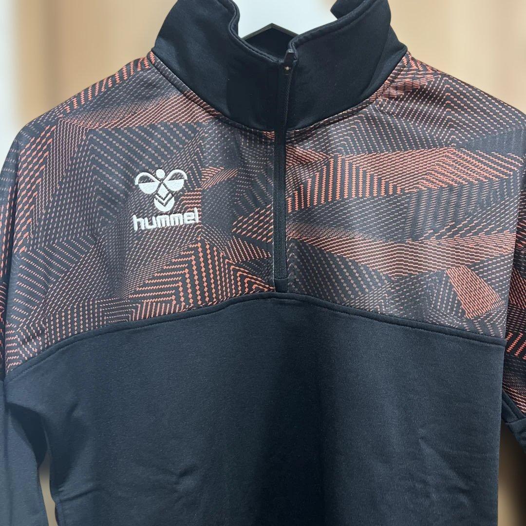 hummel ジャージ セット 黒/レッド size M