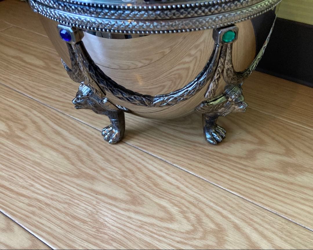 ラドガ インペリアルコレクション シルバー 空瓶 置物 アンティーク オブジェ