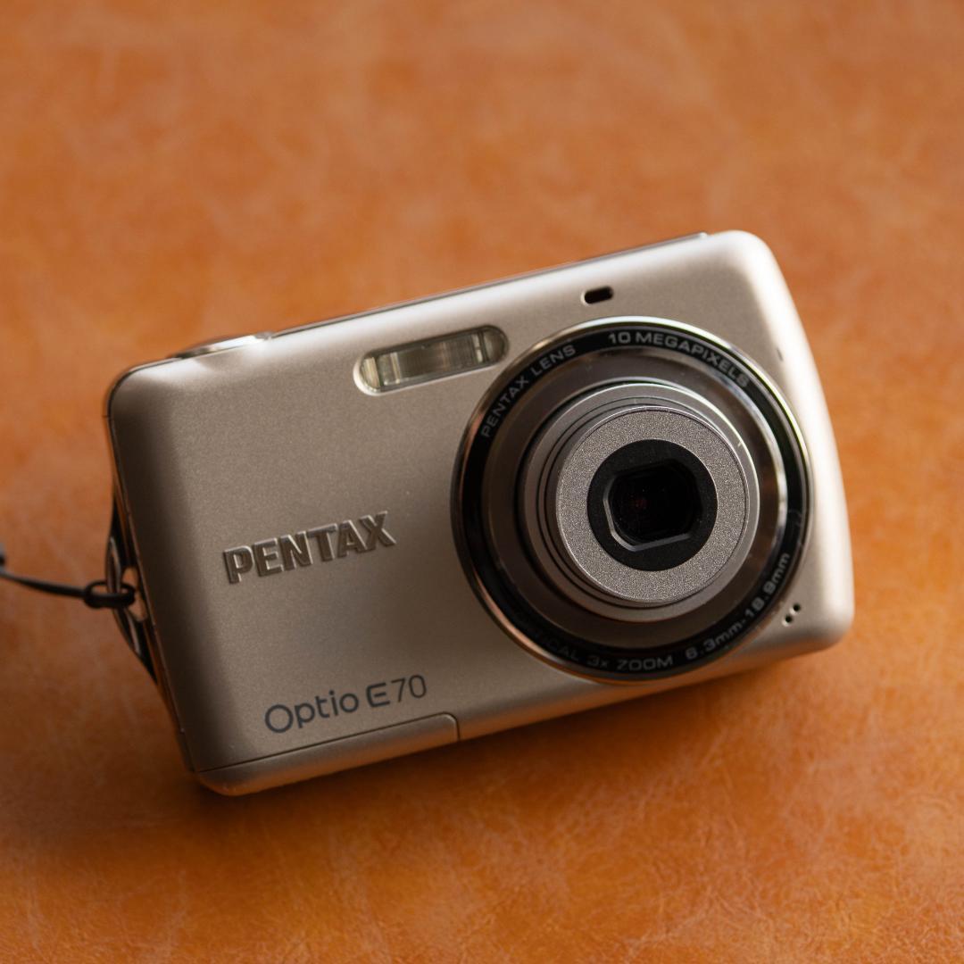 【単3電池で動く平成レトロなコンデジ】PENTAX optio E70