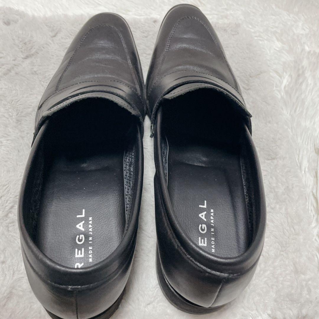 REGAL ブラック ローファー メンズ ビジネスシューズ 27.0cm