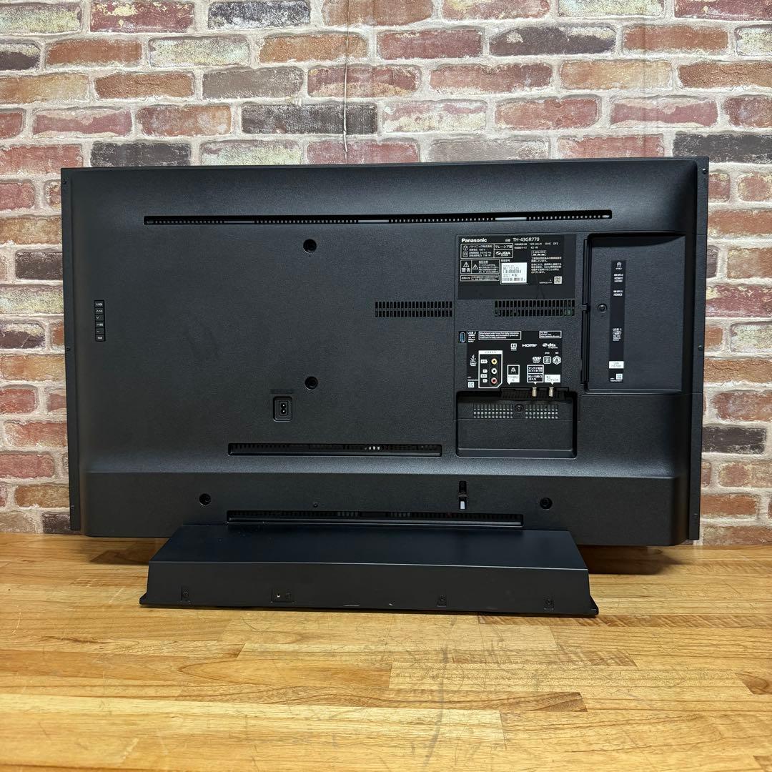 Panasonic 43V型 4K 液晶テレビ VIERA TH-43GR770