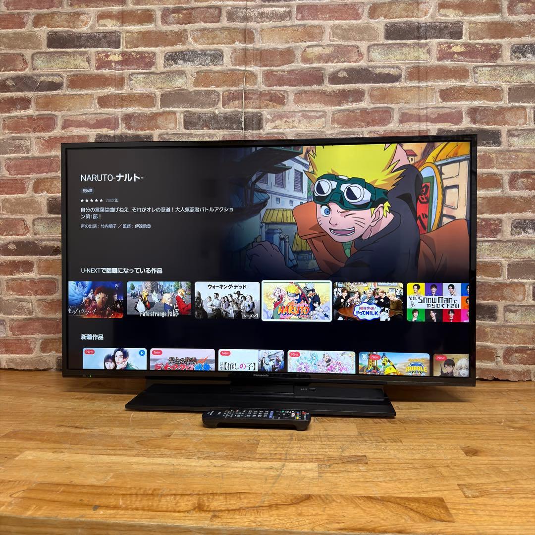 Panasonic 43V型 4K 液晶テレビ VIERA TH-43GR770