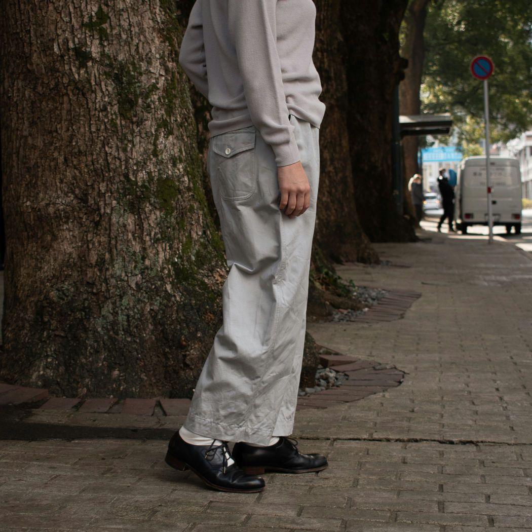 美品◆ゴーシュ　カツラギワイドパンツ　グレー