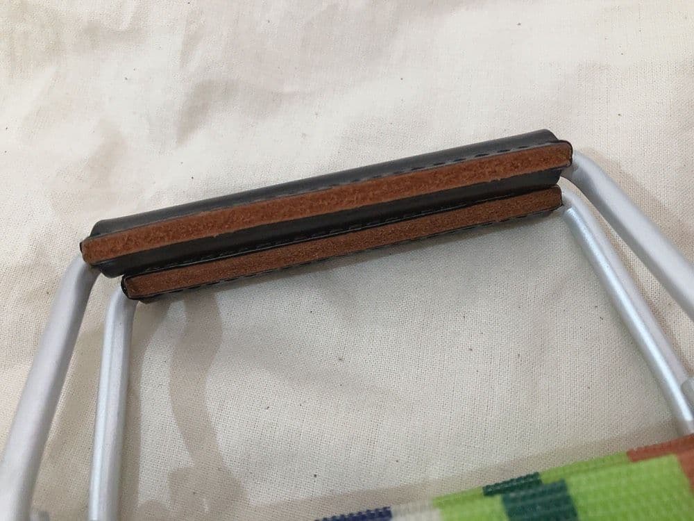 未使用　定番　MARNI マルニマーケット ストライプ メッシュショルダーバッグ