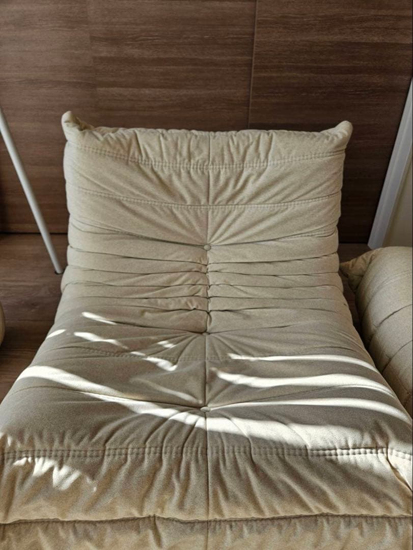 50周年限定生地 リーンロゼ トーゴ ベージュ 1人掛け1Pソファ＆パフセット