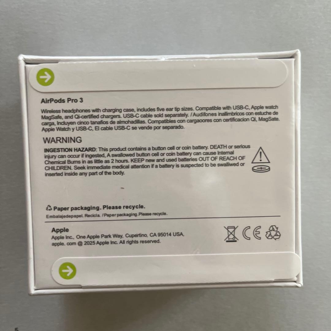 未開封AirPodsPro3