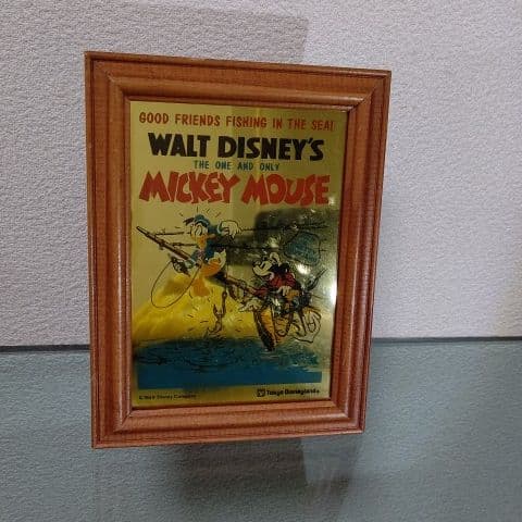 東京ディズニーランド ミッキー&ドナルド  ミラーアート フレーム入り