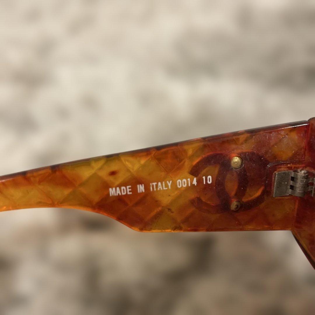 «特価»✨CHANEL✨ブラウン べっ甲 オーバーサイズ サングラスヴィンテージ