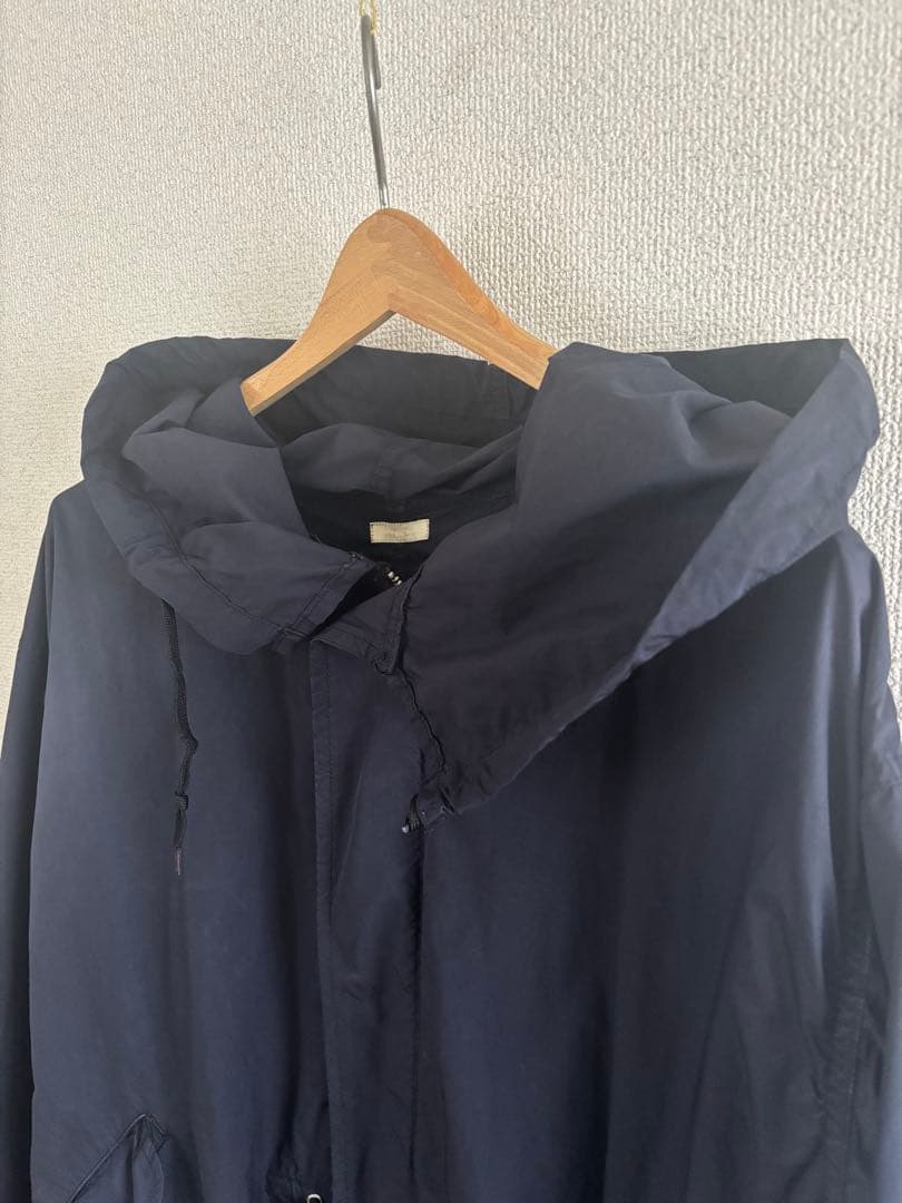 COMOLI ネイビーモッズコート 14S-04002