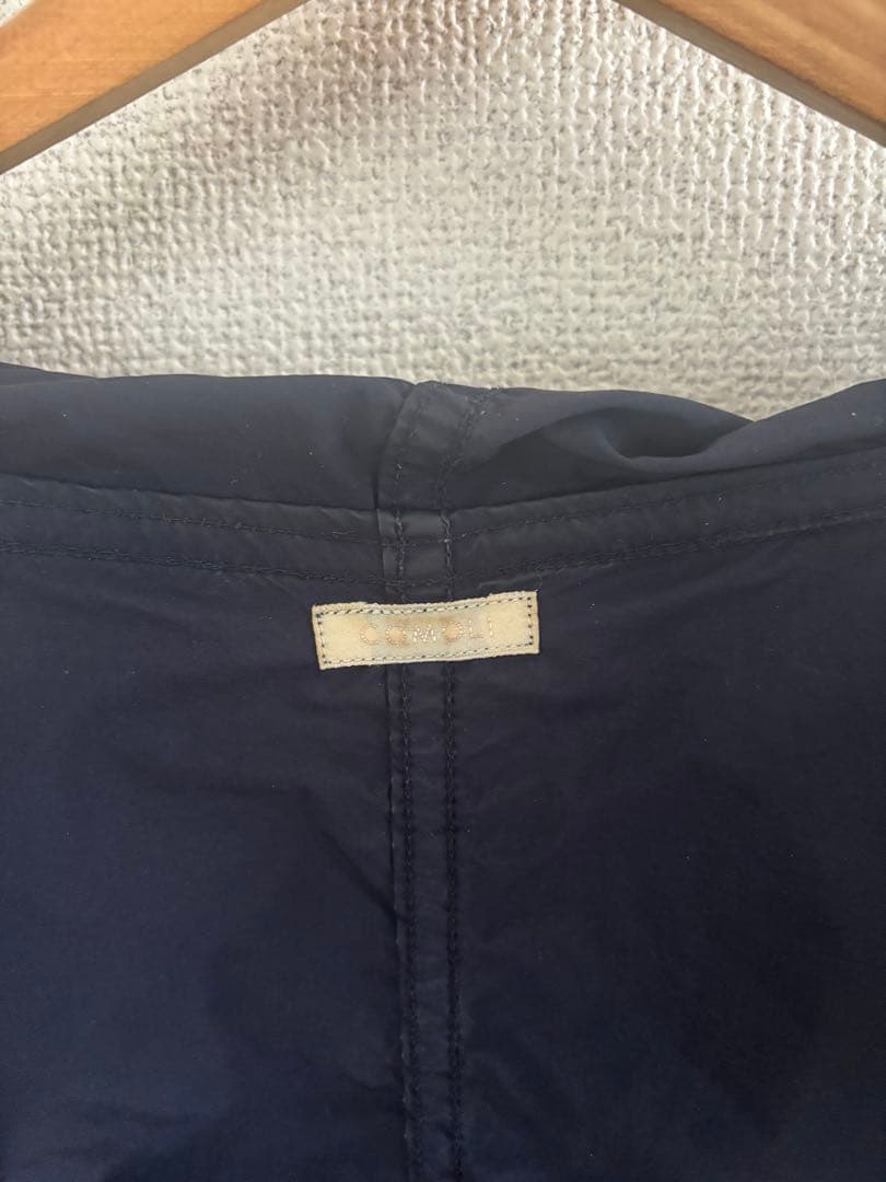 COMOLI ネイビーモッズコート 14S-04002