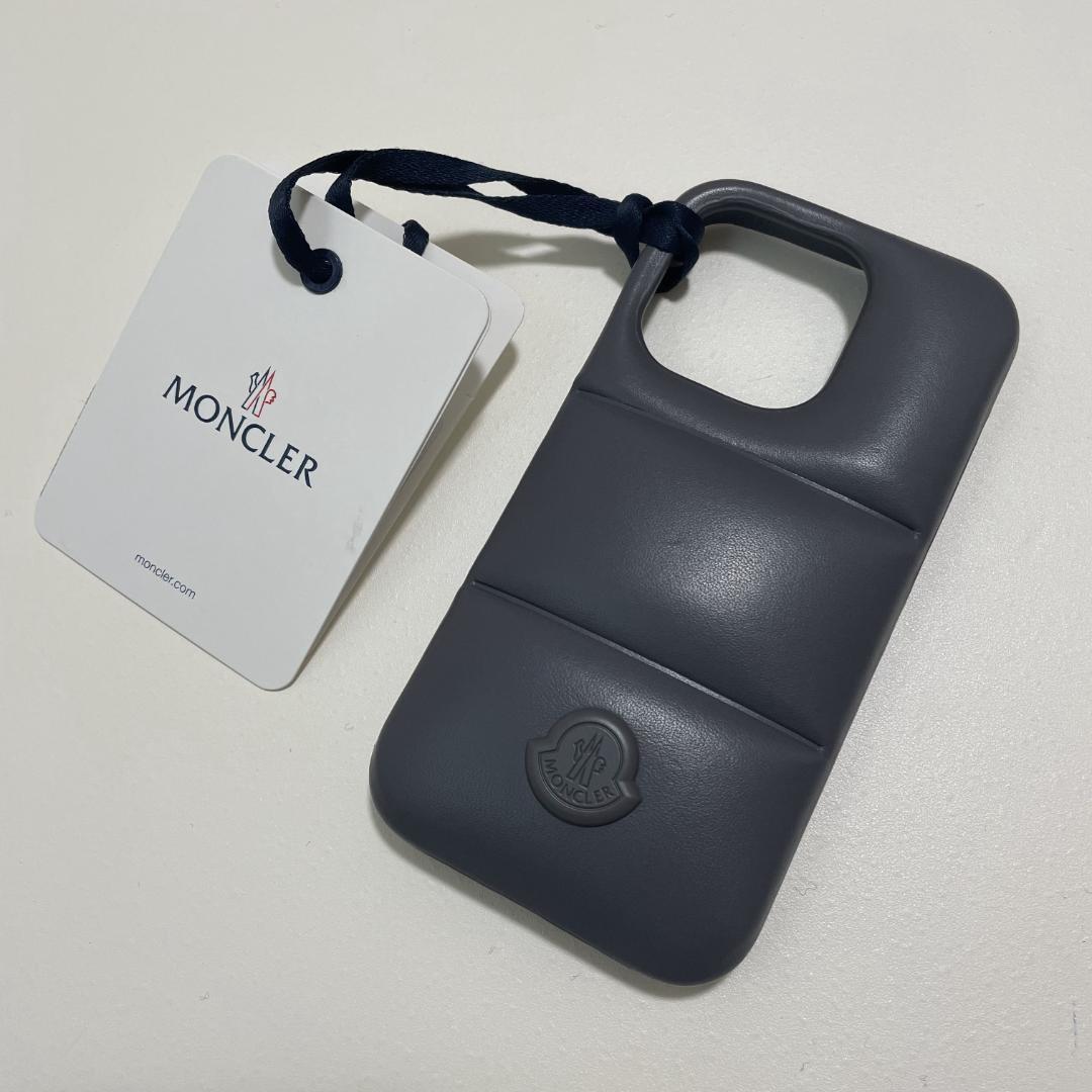 モンクレール iPhone14 Pro ケース アイフォン スマホケース グレー