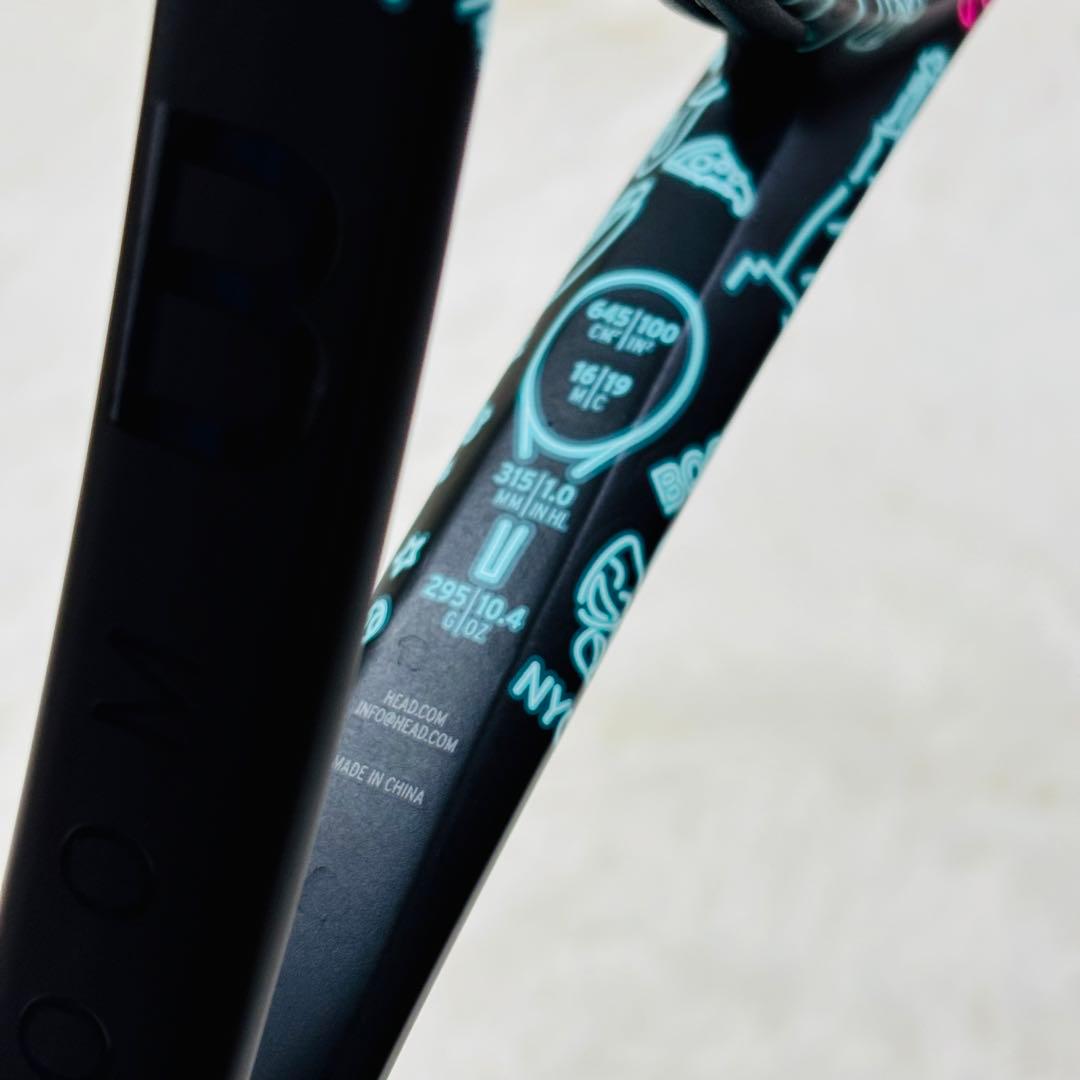 ヘッド HEAD Boom Neon 軟式テニスラケット 4 1/4
