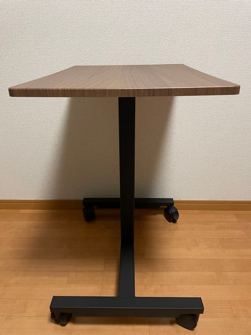 【ニトリ】昇降デスク（テン 60 MBR/BK）　スタンディング 机 ガス式