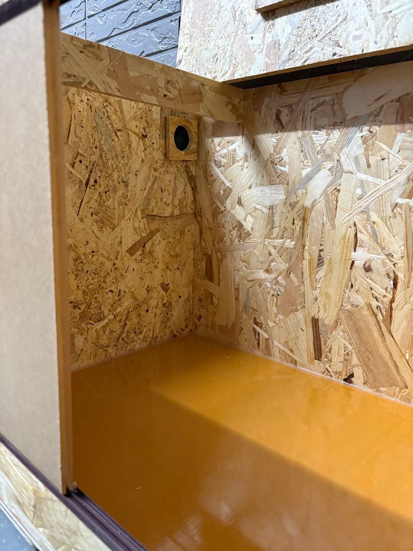 OSB製 飼育ケージ 爬虫類　小動物60×45×45