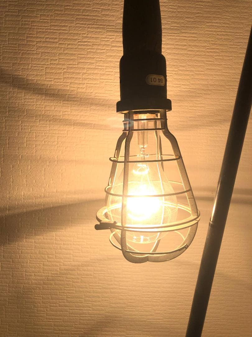 【完動品・昭和レトロ・1980年代 工業用ライト】ビンテージ ハンドランプ