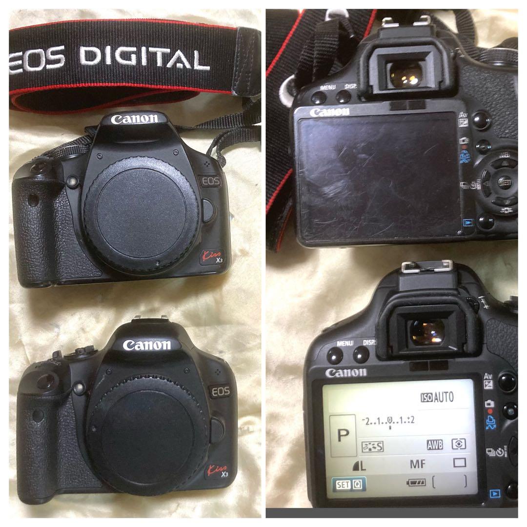 Canon EOS Kiss X3 デジタル一眼レフカメラ ボディ 2台セット
