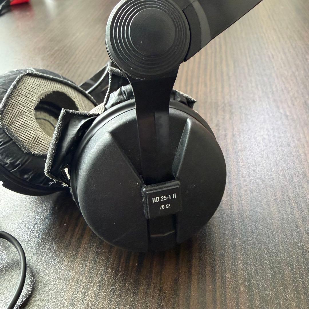ジャンク ヘッドホン ゼンハイザー HD25-1 II 70Ω