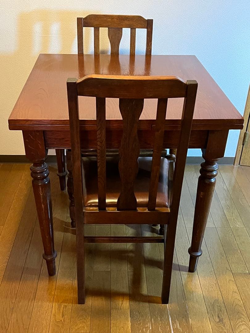 英国 アンティーク レプリカ ダイニング チェア ① 椅子 イギリス 木製