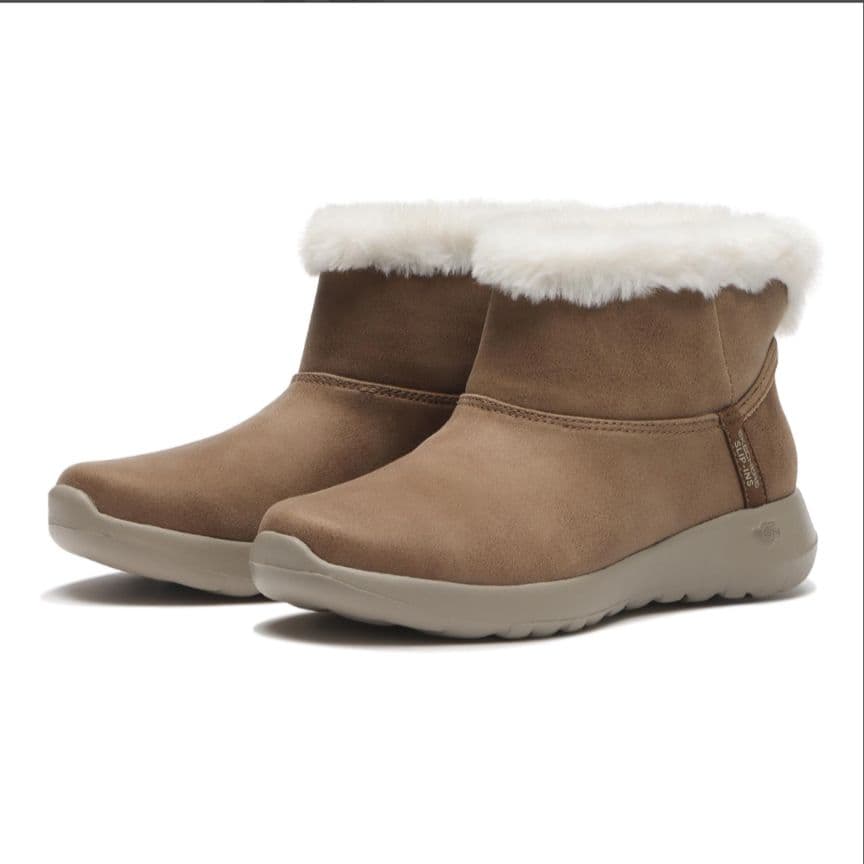 SKECHERS スリップインズ ブラウンショートブーツ