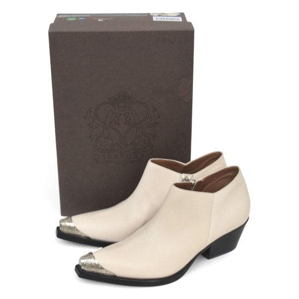 ほぼ新品❤️サルトル メタルトゥ ショートブーツ 38(約25cm)