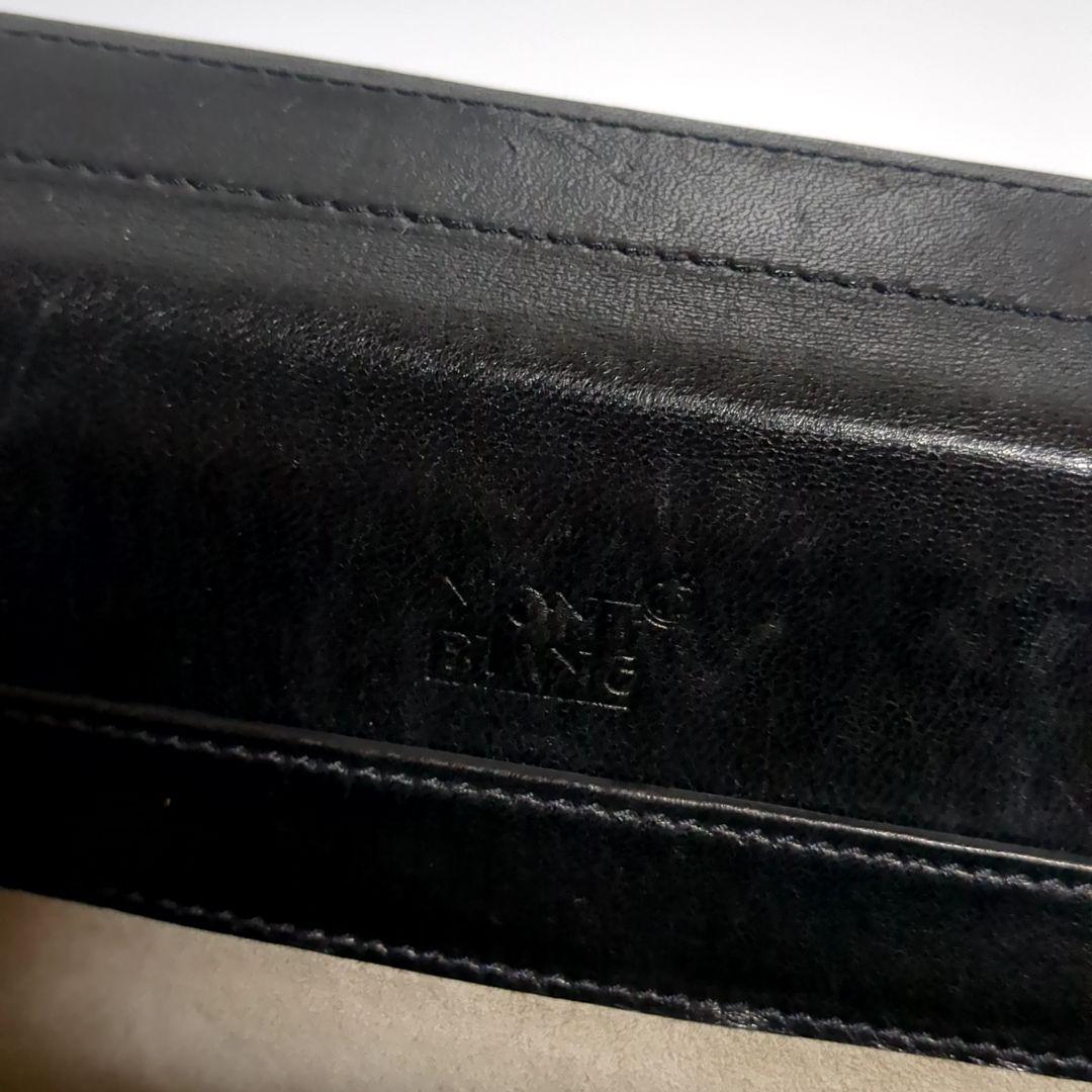 ✨モンブラン✨ブリーフケース 2way ロゴ レザー ブラック