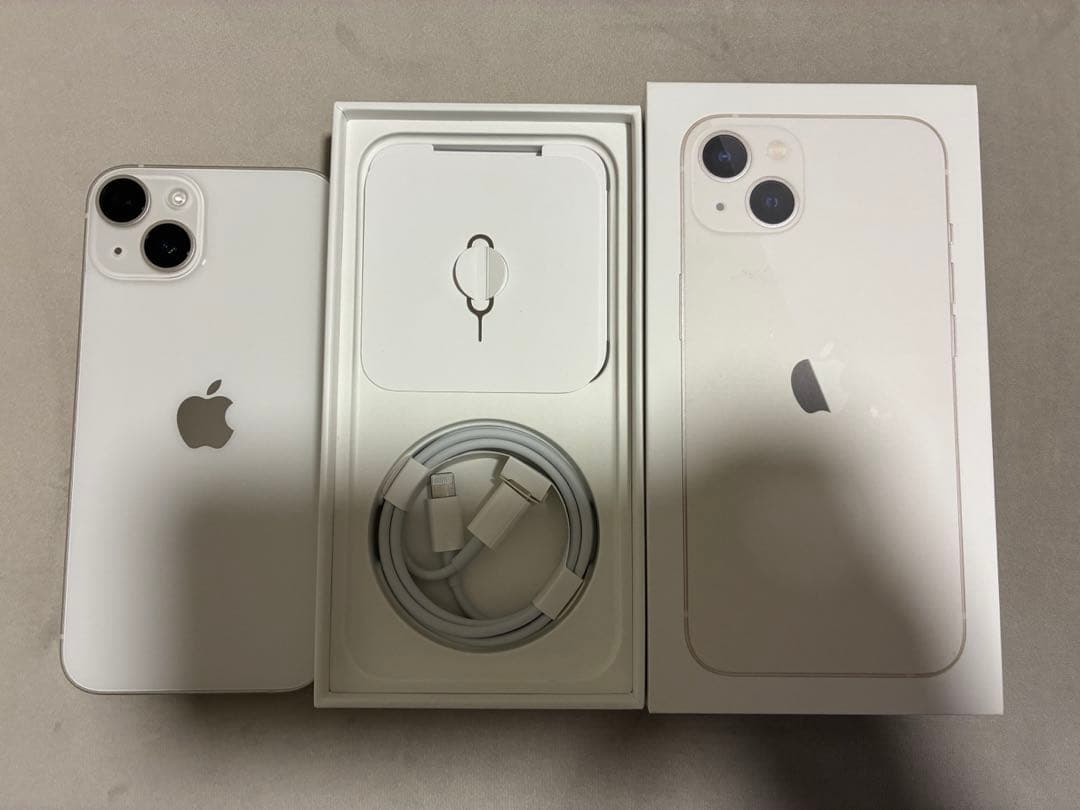 【美品】iPhone 14 128GB 本体 充電ケーブル付