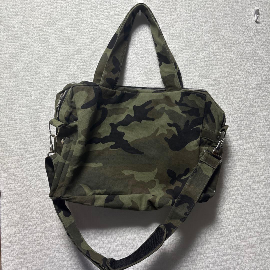 BEEDEN カモフラージュ ボストンバッグ
