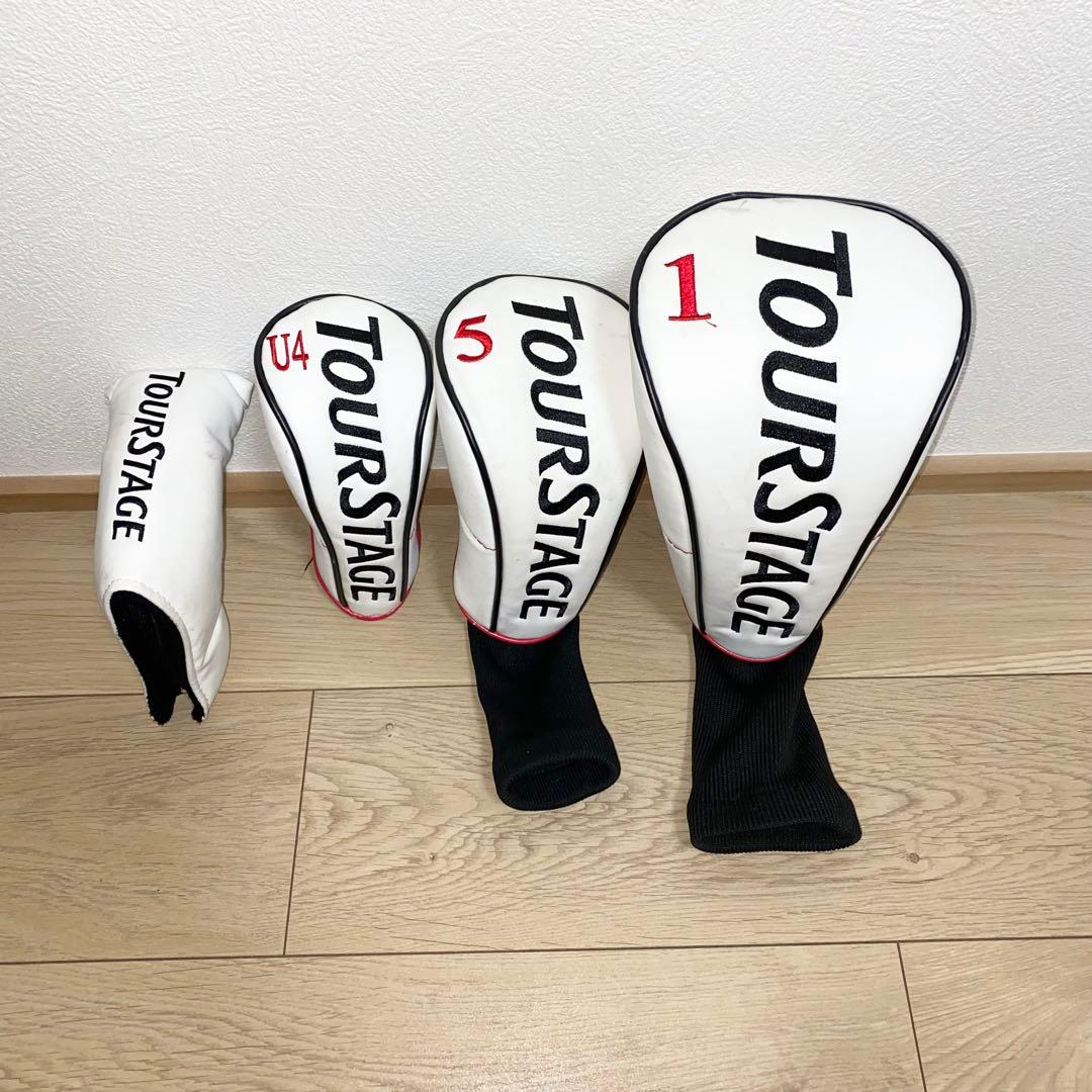 お得☆TOURSTAGEゴルフクラブ フルセット☆メンズ初心者キャディバッグ付S