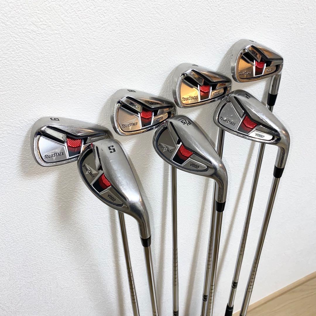 お得☆TOURSTAGEゴルフクラブ フルセット☆メンズ初心者キャディバッグ付S