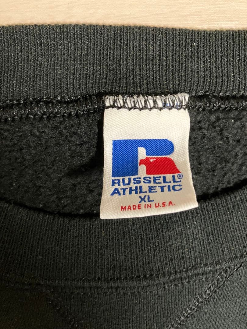 RUSSELL ATHLETIC XL ブラックスウェット　ラッセル