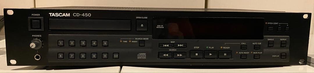 TASCAM CD-450 プレーヤー業務用機器　オーディオ【2/1値下げ】