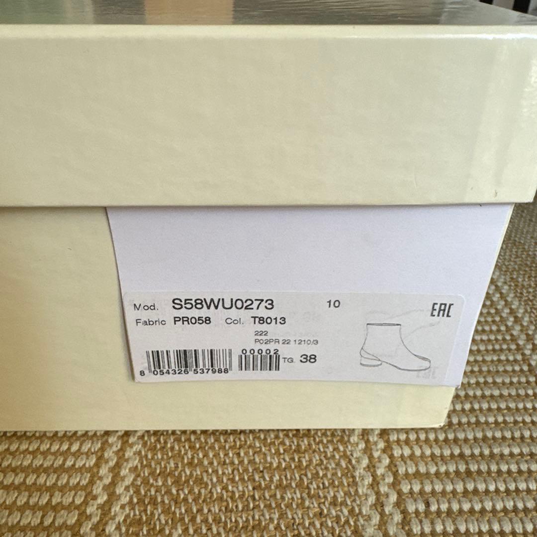 Maison Margiel足袋ブーツ tabi boots 3cmヒール 38