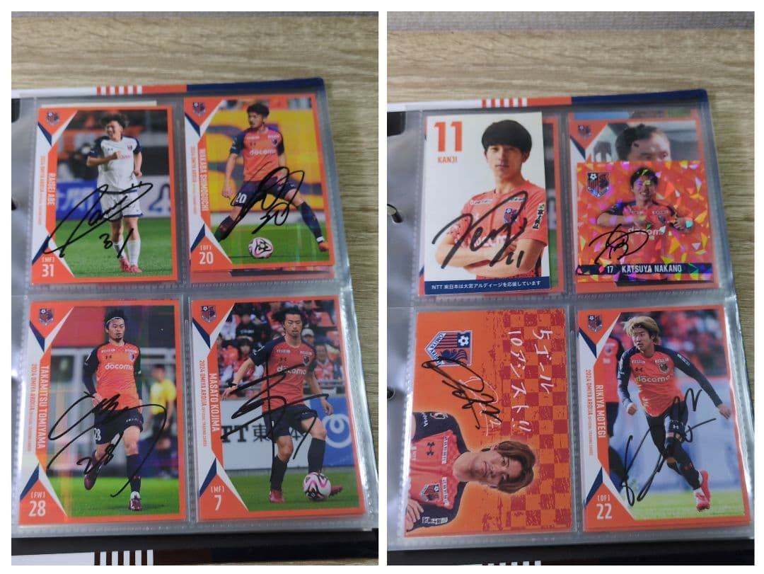 激レア 大宮アルディージャ サイン入り多数 カード チェキまとめ