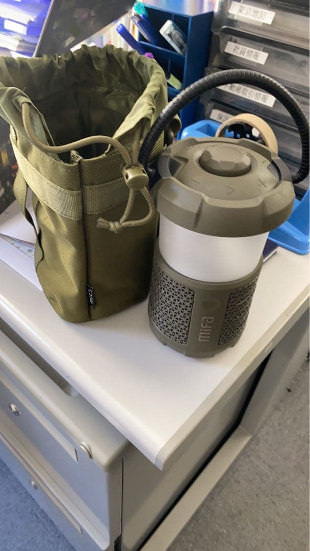 mifa wildcamping アウトドア　スピーカー　防水　オリーブ