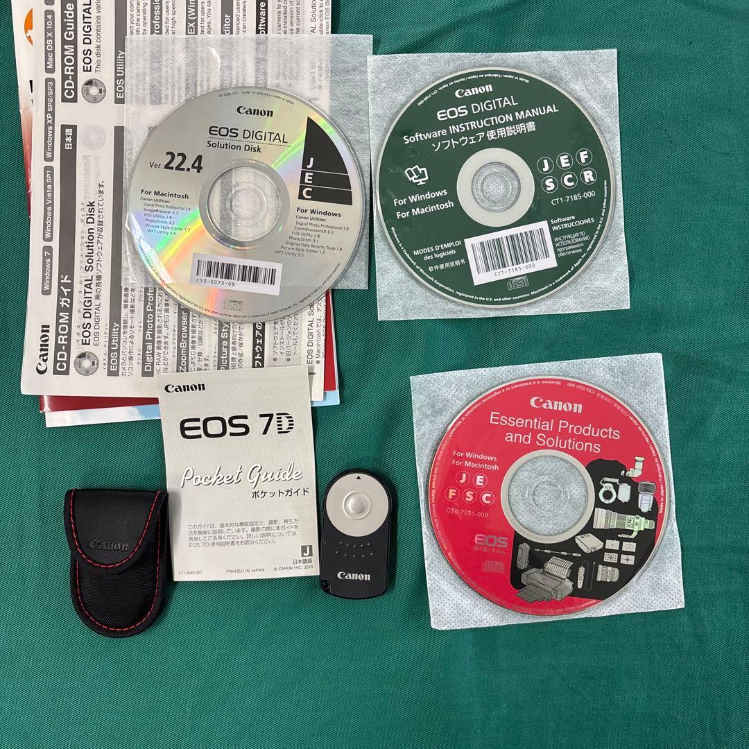 Canon EOS 7D 元箱&リモコン付き