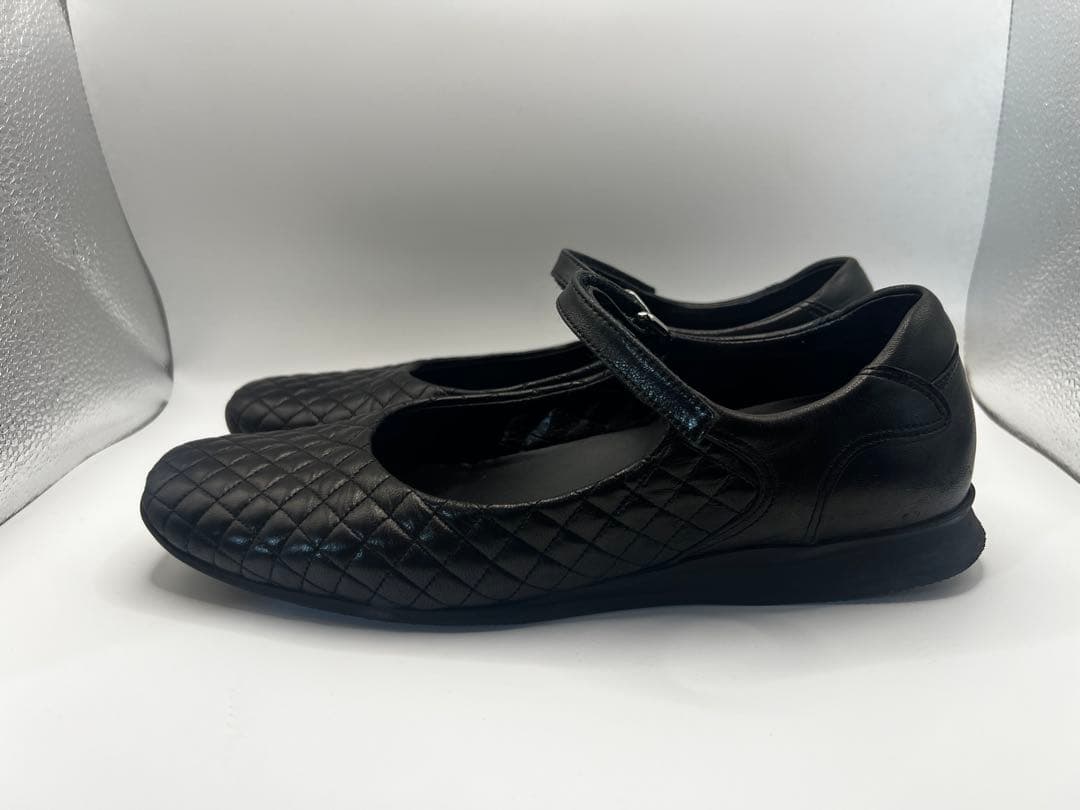 PRADA プラダ キルティング フラットシューズ 36.5（約23.5cm）黒