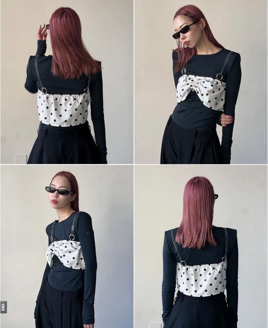 KISIDAMIKI ドットビスチェ