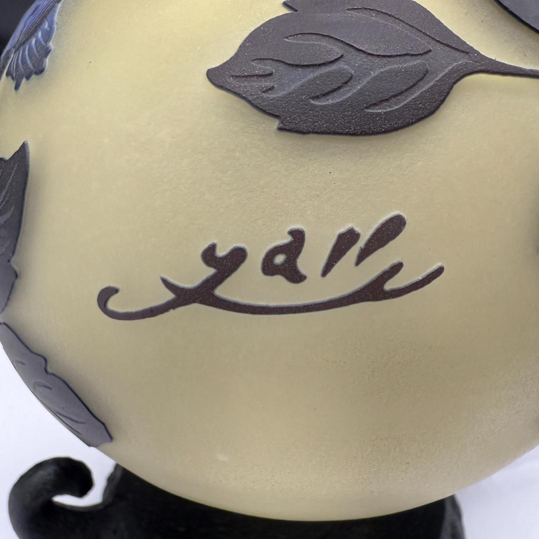 エミールガレ風 高さ23㎝ レプリカ 吊りランプ アンティーク調 レトロ